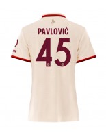 Bayern Munich Aleksandar Pavlovic #45 Tredjedrakt Dame 2024-25 Korte ermer